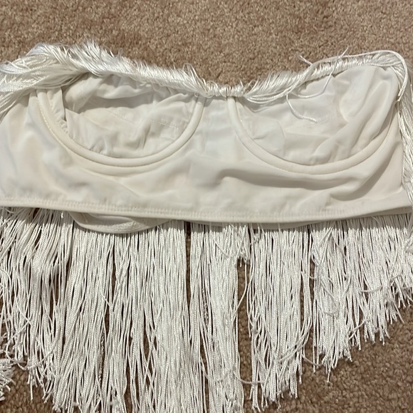 NWT Beach dress- White two piece - Picture 6 of 6